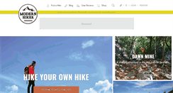 Desktop Screenshot of modernhiker.com